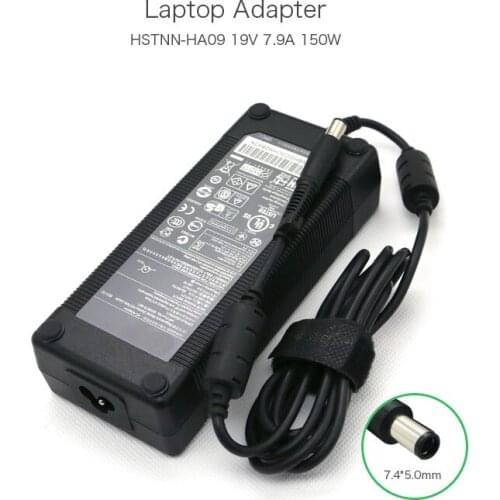 Original 19V 7.9A 7.4*5.0mm HSTNN-HA09 AC Adapter For HP TOUCHSMART IQ780 IQ544 Series PC A150A00CL 150W 609919-001