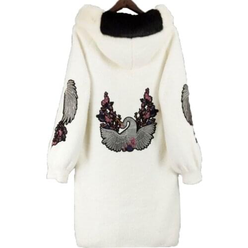 Autumn Dress 2020 Winter New Style Imitation Mink Velvet Net Red Sweater Cardigan, Early Autumn Sweater Jacket, Lazy Wind.Mujer