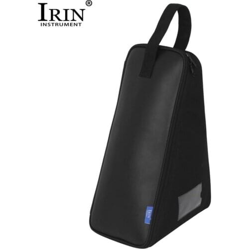 IRIN Portable Bass Jazz Drum Single Pedal Bag Carrying Case Shockproof Leather Percussion Instrument Accessories