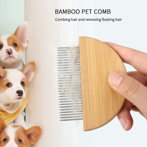 Cat Dog Comb Remove Flea Hair Removal Comb Cleaning Beauty Brush Stainless Steel Combs For Cats Hair Cleaning Supplies