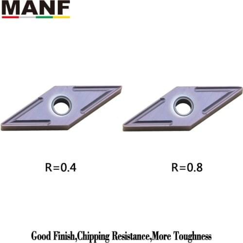 MANF VNMG160404 VNMG160408 External Turning Tool Insert Carbide insert lathe cutter CNC Blade For Stainless Steel Holder