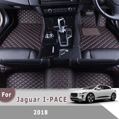 RHD Carpets For Jaguar I-PACE 2018 Car Floor Mats Custom Automobiles Accessories Styling Interior Decoration Foot Pads Rugs