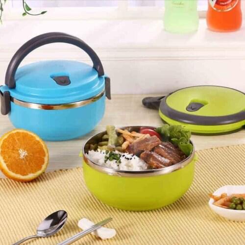 Salad Bowl with Handle Stainless Steel Instant Noodle Bowl with Lid