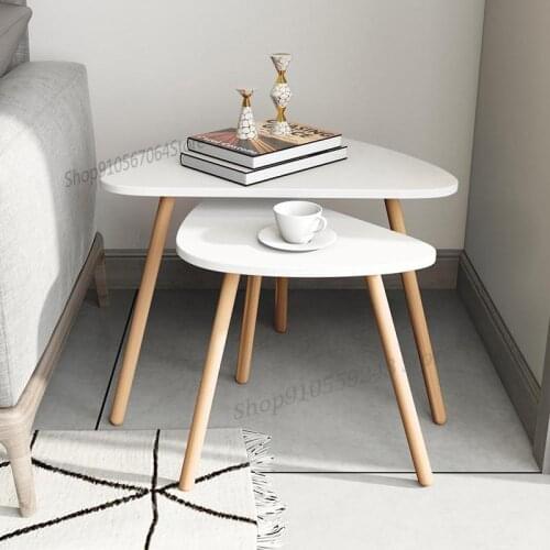 Nordic Sofa Side Table Bedside Round Table Simple Modern Living Room Net Red Small Apartment Mini Leisure Bay Window Small Coffe