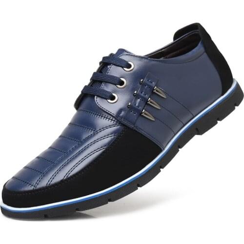 Size 37-48 Mens Formal Shoes Genuine Leather Oxford Shoes Men Office Fashion Casual Comfortable Brown Shoe Chaussures Classiques