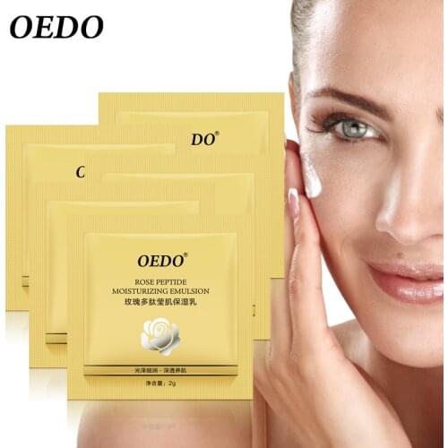 50pcs Rose Peptide Moisturizing Emulsion Skin Care Whitening Anti-aging Oil-control Repair Water Lock Anti Wrinkle Face Cream