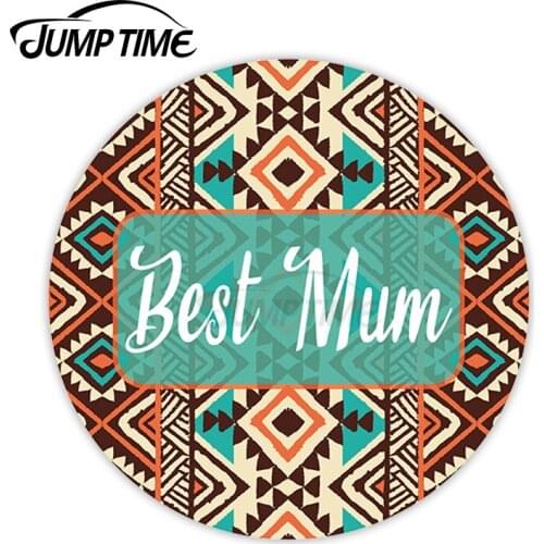 Jump Time for Best Mum Vinyl Stickers Mummy Mother Sticker Laptop Luggage Waterproof Car Styling Accessories