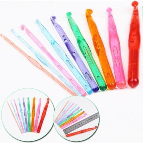 Knitting Needles Crochet Hooks 8pcs set Aluminium Sewing Needle Knit Weave Craft Yarn Sewing Tools