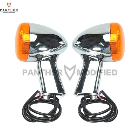 Motorcycle Motorbike Amber Rear LED Turn Signal Lights For Harley XL883 XL1200 Sportster 92-16