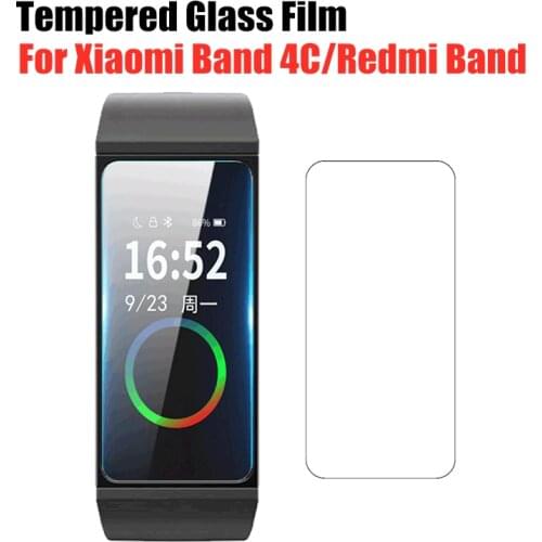 Tempered Glass For Xiaomi Band 4C Protective Film for Redmi band Global Screen Protector Cover For Xiaomi Mi band 4C Films