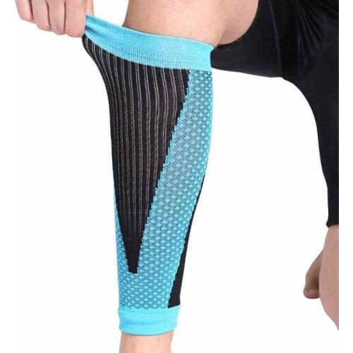 1 pair Unisex Running Athletics Compression Sleeves Calf Leg Shin Splints Elbow Knee Pads Protection Sports Safety