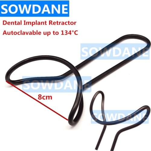 1 pc Dental Implant Vestibulum Retractor Large Mouth Gag Opener Teeth Retractor Dentist Surgical Instrument Tool Black Type