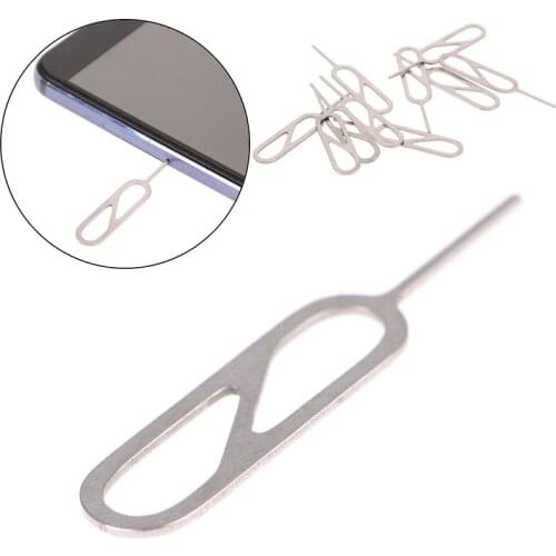 10pcs Universal Sim Card Tray Pin Ejecting Removal Needle Opener Ejector For Phone