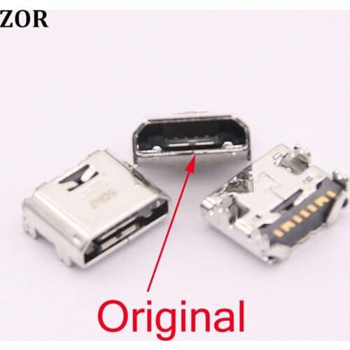 100pcs 7 PIN Micro USB Charger charging connector port for Samsung I9082 I8558 I9152 I879 869 I8852 GT-I9080 GT-I9082