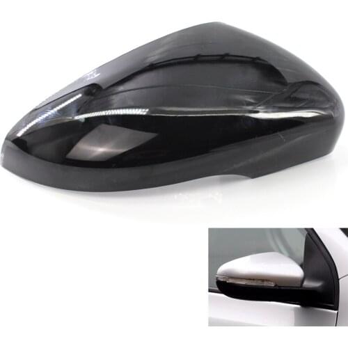 1x Gloss Black Right Side View Door Rearview WING Mirror Cover Shell For VW GOLF / GTI 2009-2013 MK6 5K0 857 538 New