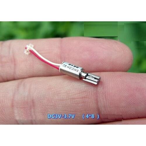 50pcs 4*8mm DC3V-3.7V Smart Watch Motor Miniature Five-Pole Coreless Vibration Motor