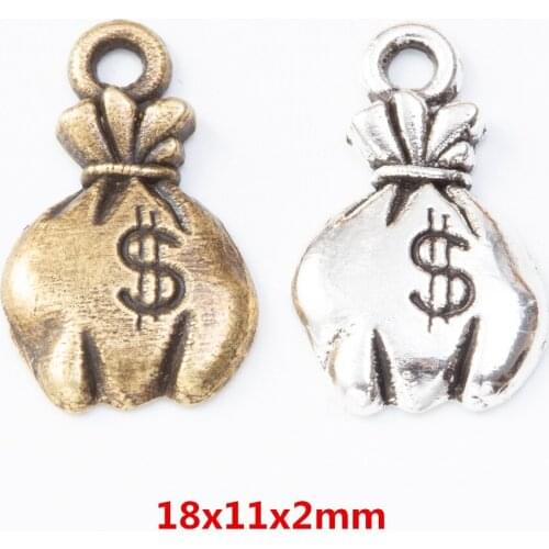 85 pieces of retro metal zinc alloy money Pendant for DIY handmade jewelry necklace making 8050