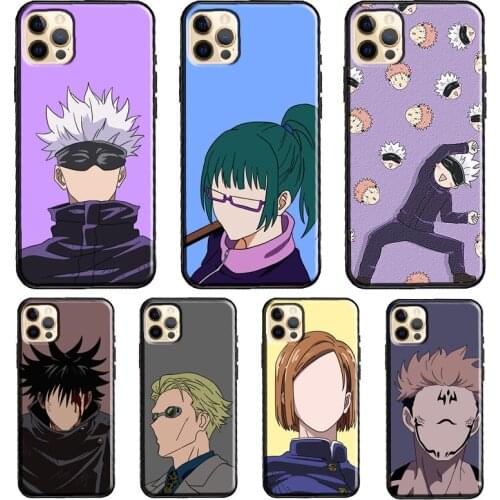 Jujutsu Kaisen Gojo Satoru Phone Case For iPhone 11 Pro Max XS XR X 12 Mini SE 2020 6S 7 8 Plus 12 Pro Max Cover
