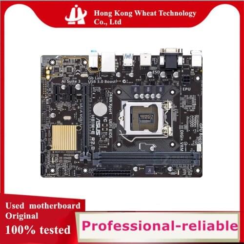 For ASUS H81M-E R2.0 Motherboard Socket LGA 1150 DDR3 SATA3 For Intel H81 Original Desktop Used Mainboard