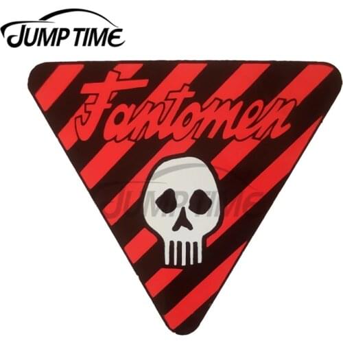 JumpTime 13 x 13 cm The Phantom Skull Fine Decal Creative Graphics Car Stickers Vinyl Graffiti Sunscreen Occlusion Scratch