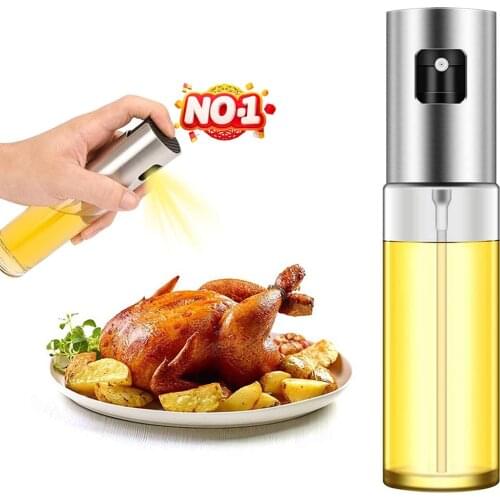 Kitchen Accessories Cooking Oil Spray Bottle Barbecue Leak-proof Glass Oil Bottle Honey Ketchup Sauce Bottle Olive Oil Dispenser