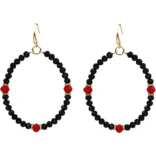 Fashion Handmade Copper Ear Hook Crystal Drop Earrings 2020 Bohemian Jewelry Earring Female Statement Earring For Women Gifts