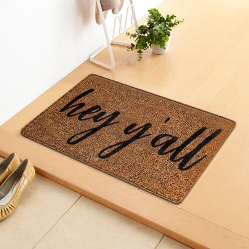 Newest Welcome Doormat Home Entrance Mat Hallway Patterns Printed Anti-slip Floor Mat Area Rugs Funny Front Door Mat Carpet