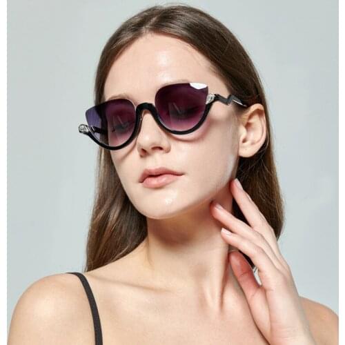 Fashion Designer Cat Eye Sunglasses Women Vintage Reading Glasses for Female Luxury Eyewear Accessories Oculos De Sol Feminino