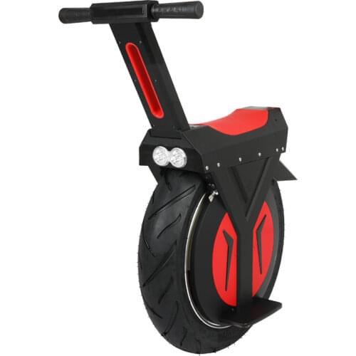 Mileage 60km Electric Unicycle One Wheel Balancing Unicycle Electric Scooter Self Balance Electric Scooter 500W Lithium Battery