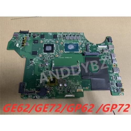 Original MS-16J51 VER 1.0 for msi GP62 GP72 GE62 GE72 MS-16J5 MS-1795 LAPTOP MAINBOARD WITH CPU AND GTX960M free shipping