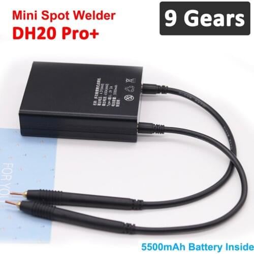 Spot Welder Portable 9 Gears Adjustable Mini Spot Welding Machine for 18650 Battery Spot Welding Machine Tool 3A Fast Charge