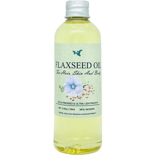 Refined linseed oil China, repair dry skin, keep moist, smooth, elastic, anti-inflammatory conditioning and enhance resistance