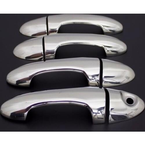 For Ford Focus 1 Chrome Door Handle 4 door 8 Piece Stainless Steel 1998-2005 Chromium Styling Accessories Car Exterior Modified