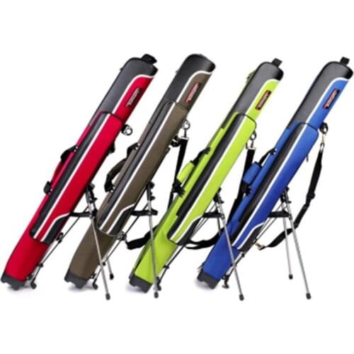 4 colors fishing gear pack abs package 1.25 m firm rod gear bag waterproof bag With bracket Wear-resistant oxford cloth