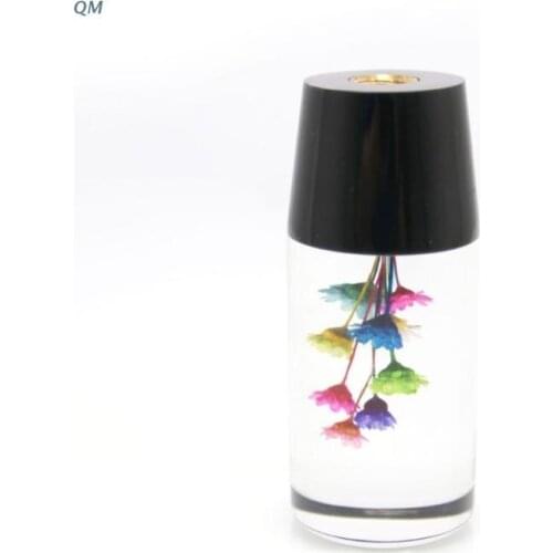 13MF Real Flowers Gear Stick Shift Shifter Knob for Car Manual Transmission and Automatic Transmission Without Lock Button