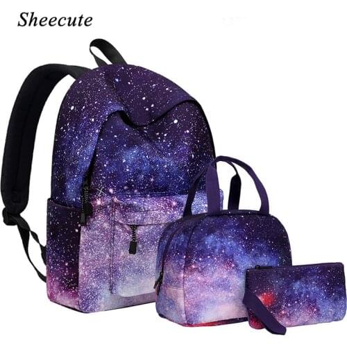 Backpack for Girls School Bag 3 Pcs/set 2021 New Orthopedic Backpack Student Schoolbag Female Children Backpacks Travel Bags