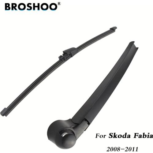 BROSHOO Car Rear Wiper Blade Blades Back Windscreen Wiper Arm For Skoda Fabia Hatchback(2008-2011) 320mm,Windshield Car Styling