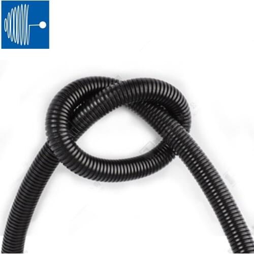 TRIUMPHCABLE 5Meter large quantity of black bright face corrugated pipe made of PA material for automobile harness insulation