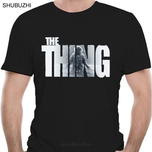 The Thing John Carpenter Retro Horror Movie Men Funny Tee Shirt Fashion Harajuku Tshirts Homme T Shirt Short Sleeves
