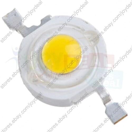 10PCS 3W Warm White High Power LED Bead Emitter DC3.6-3.8V 700mA 150-170LM 3300K without base