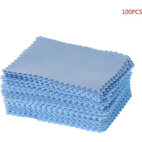 100 Pcs/Pack Glasses Cloth Lens Cleaner Dust Remover Portable Wipes Non-woven Fabric Phone Computer Screen Accessories
