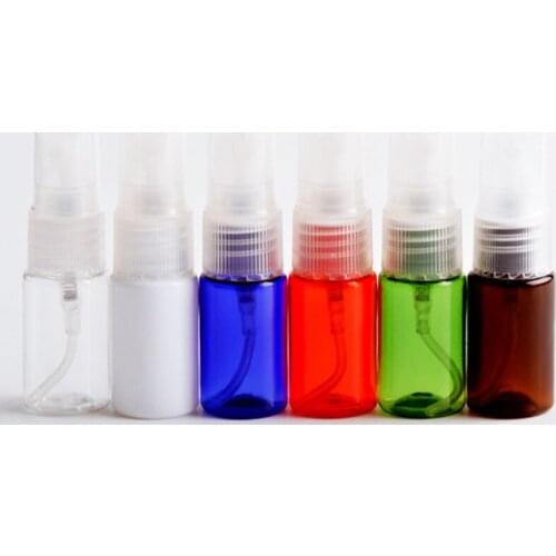 Free shipping - 1000pcs/lot 10ml Amber Plastic Perfume Bottle, 10cc Pet Perfume Atomizer, 1/3oz Fragrance Perfume Atomizer
