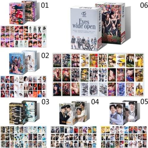 30Pcs/Set Kpop TWICE GIDLE TREASURE YIN-WAR MEWGULF Lomo Cards Photocards HD Photo Album K-pop Cards