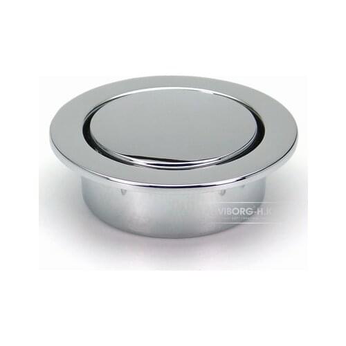 4 Pieces) VIBORG Top Quality Zinc Alloy Concealed Modern Cabinet Cupboard Door Drawer Pulls Knob Handle Pull Knobs chrome 133