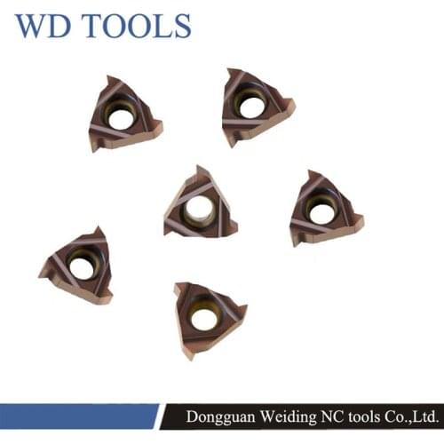 Free shipping 5pcs of 06IR A60 Indexable hreading Lathe Inserts for Threaded Lathe Holder,thread turning tool holders