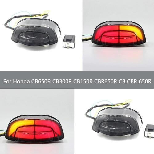 For Honda CB650R CB300R CB150R CBR650R CB CBR 650R accessories motorcycle Braking Light Led Sign Light Rear Lamp Taillight