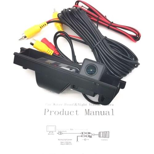 Car Rear View Back Up Reverse Parking Camera with 6m Cable For Toyota RAV4 2006-2012