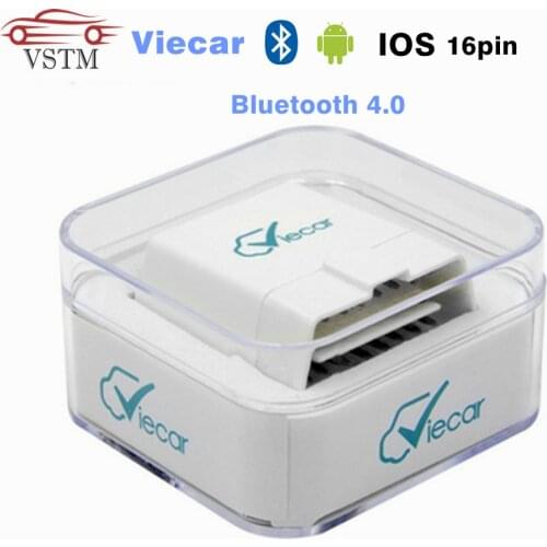 Viecar ELM327 Bluetooth 4.0 V1.5 OBD2 Car Diagnostic Tool OBDII J1850 OBD Cars Scanner for ios Android Window elm327 v1.5