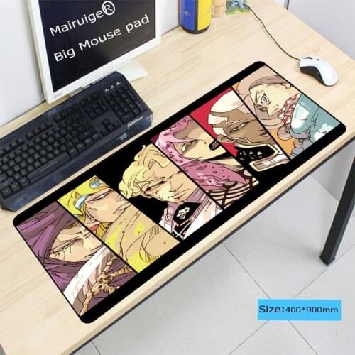 XGZ Jojo Adventure Game Large Mouse Mat Pad Desktop Pad Laptop PC Computer Pad Durable Rubber Gaming Locking Edge Mouse Pad