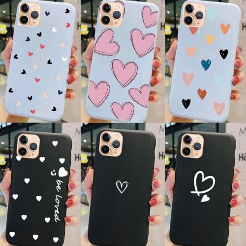 Love Heart Case For Xiaomi Redmi Note 9 Pro 9S Max 4G 5G 8 8T 10 10S 6 7 4 4X Phone Cover Silicone Soft TPU New Fashion Bumper